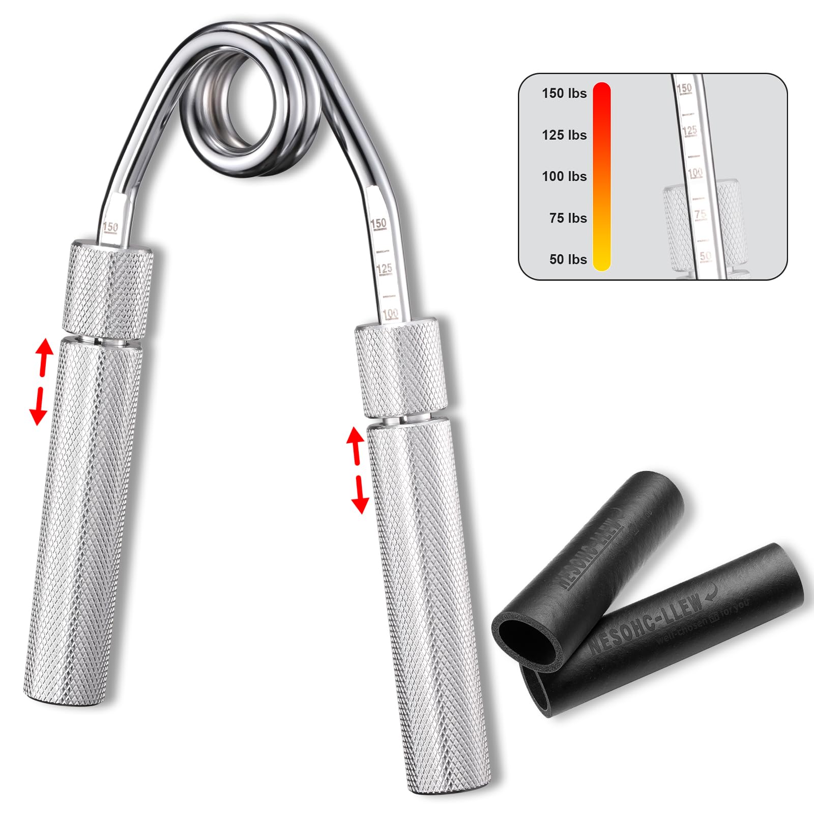 Amazon.com: Adjustable Hand Grip Strength Trainer, Full Aluminum